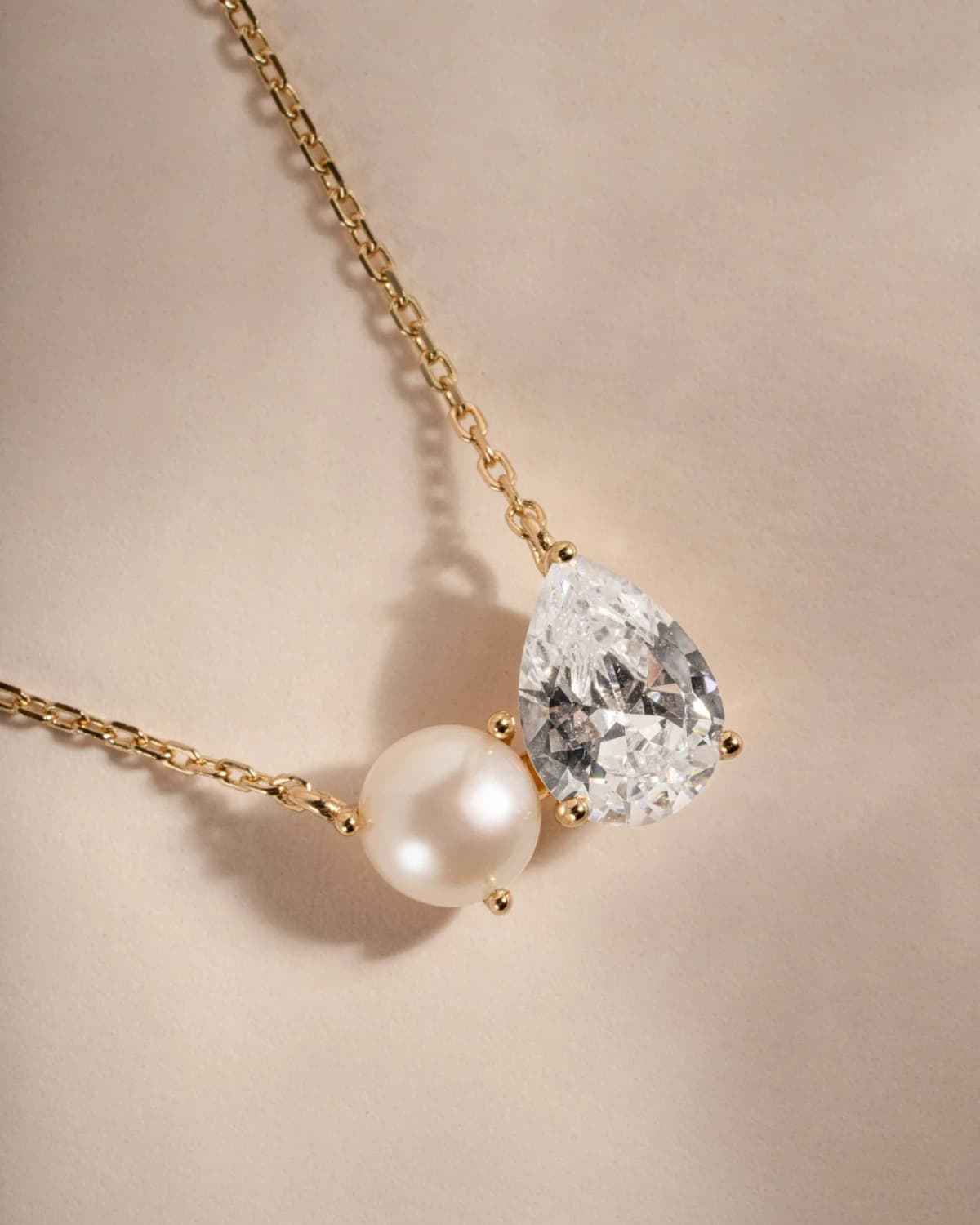 Toi et Moi Pearl Necklace by Sami Jewels