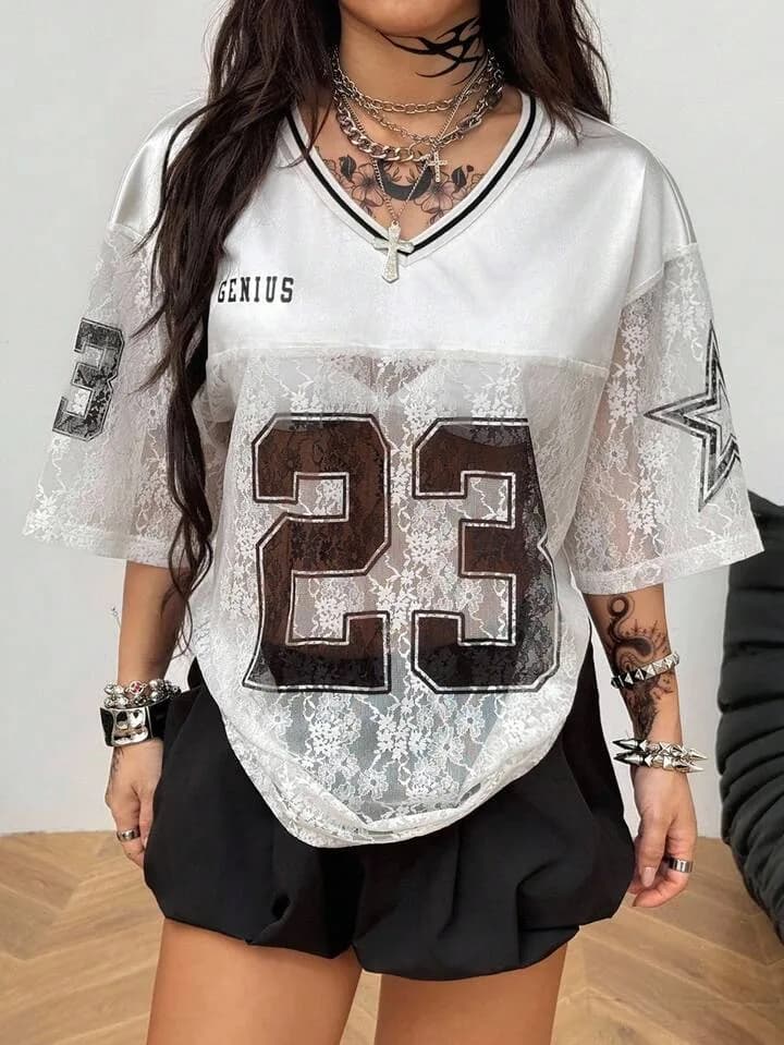 Genius 23 Lace Top Sexy Jersey