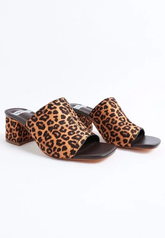 Carmila Square Toe Block Heels