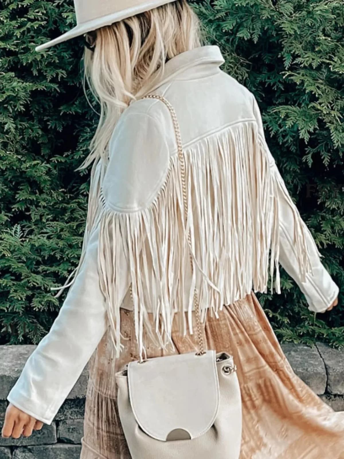 Fringe Open Front Cropped Jacket