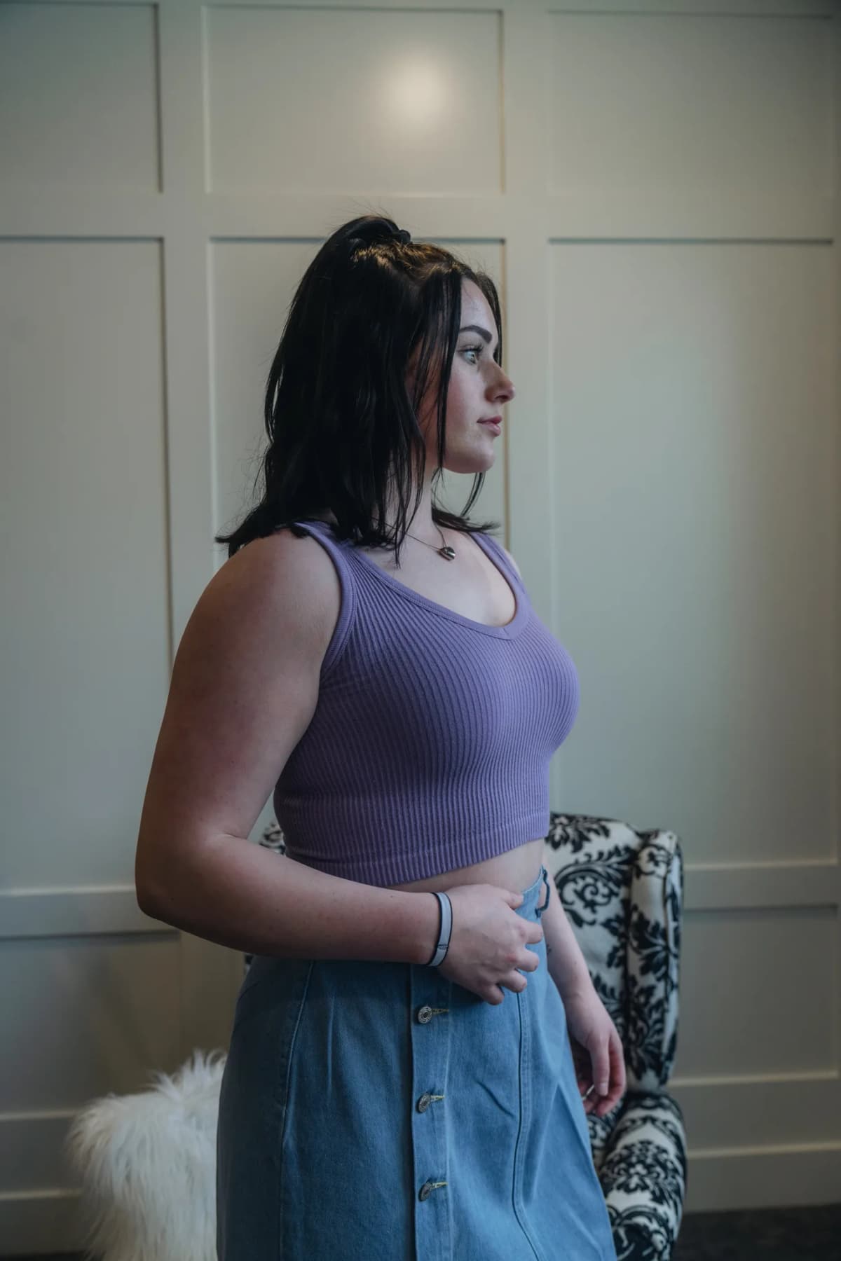 Seamless Crop Tank Top by Mono B