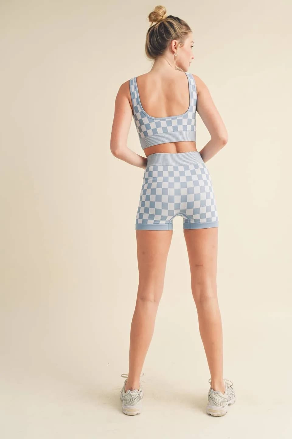 Checkmate Checkered Crop Two Piece Set by Kimberly C