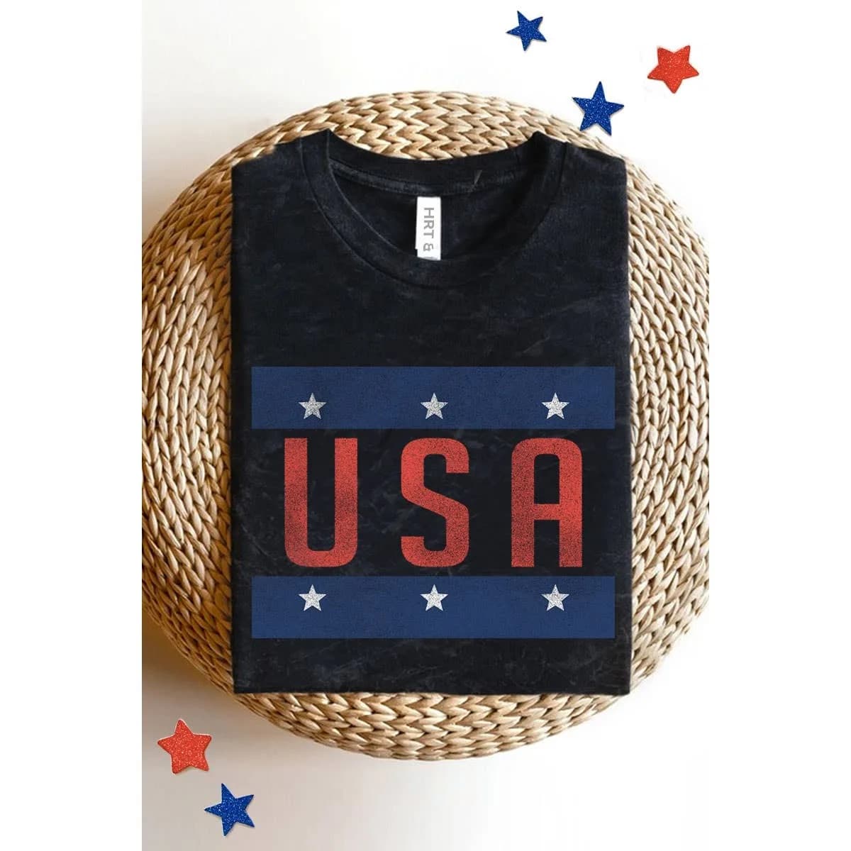 USA STAR MINERAL GRAPHIC TEE