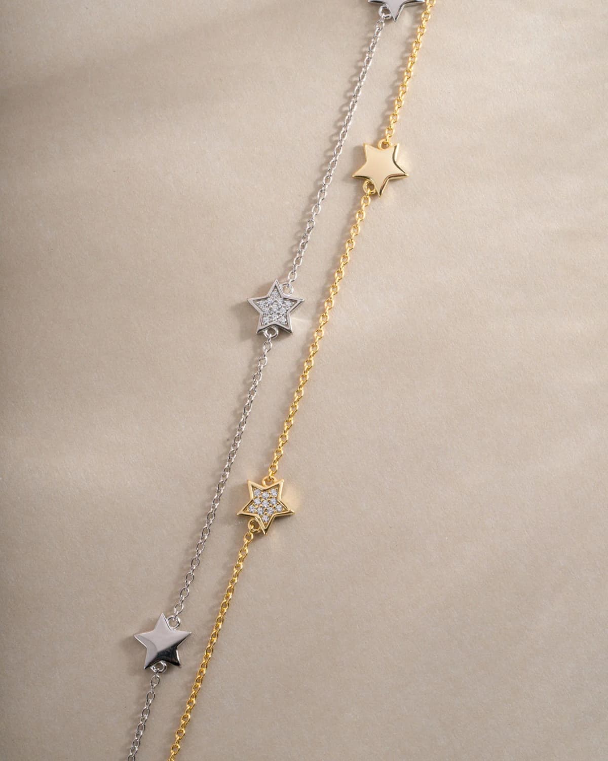 CZ Star Collar Necklace by Sami Jewels