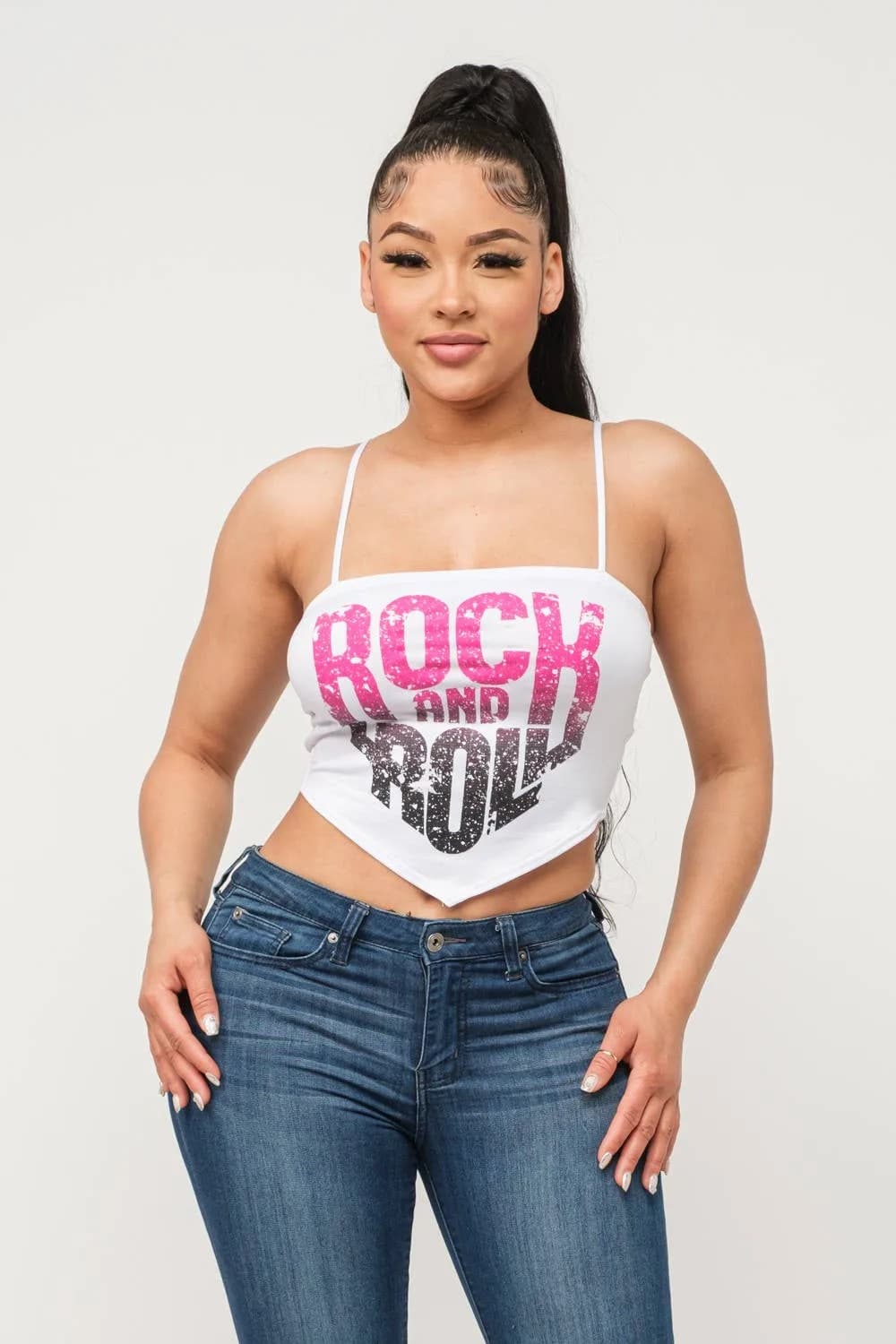Graphic Tank Top Boswell (White)
