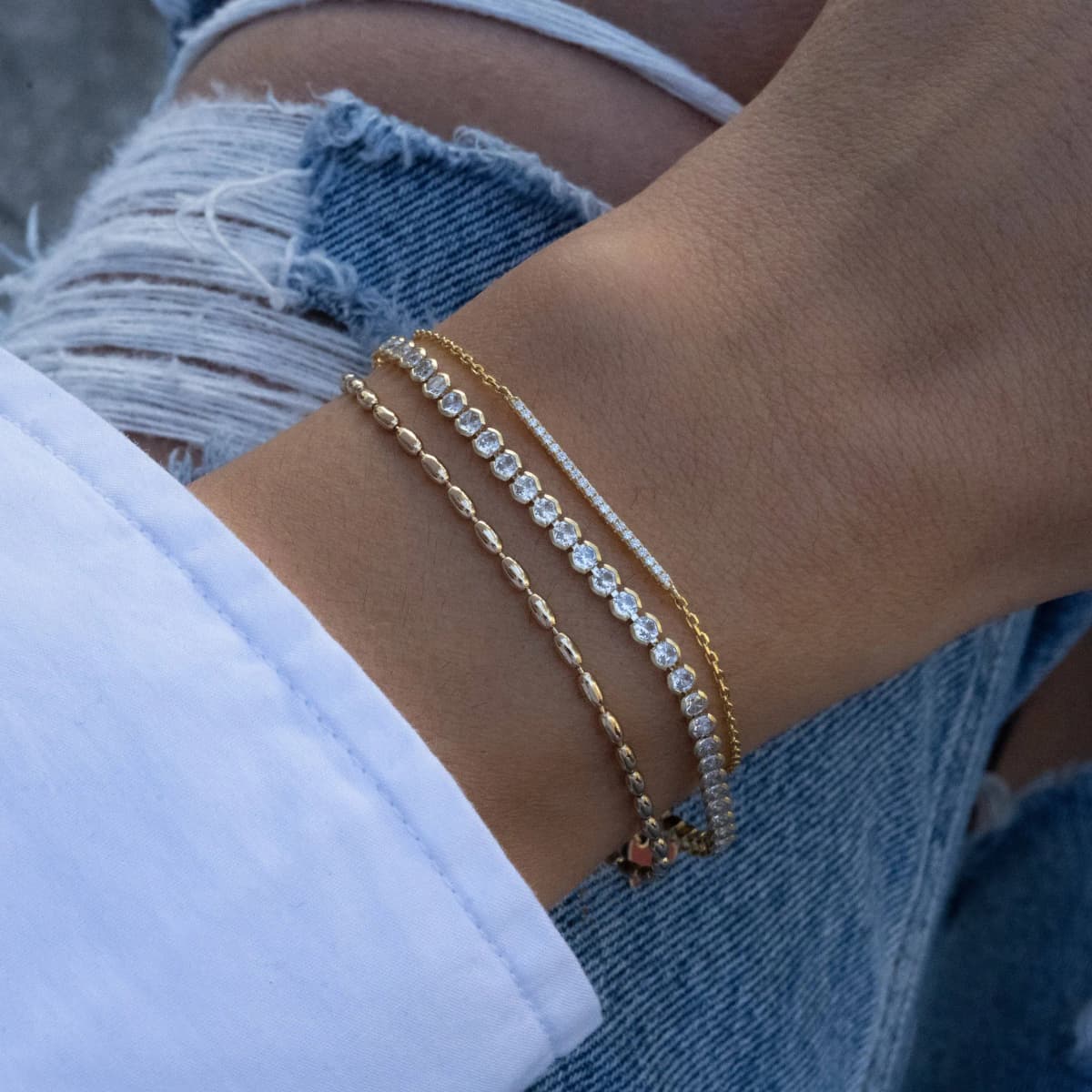 Rice Beaded Bracelet by Sami Jewels