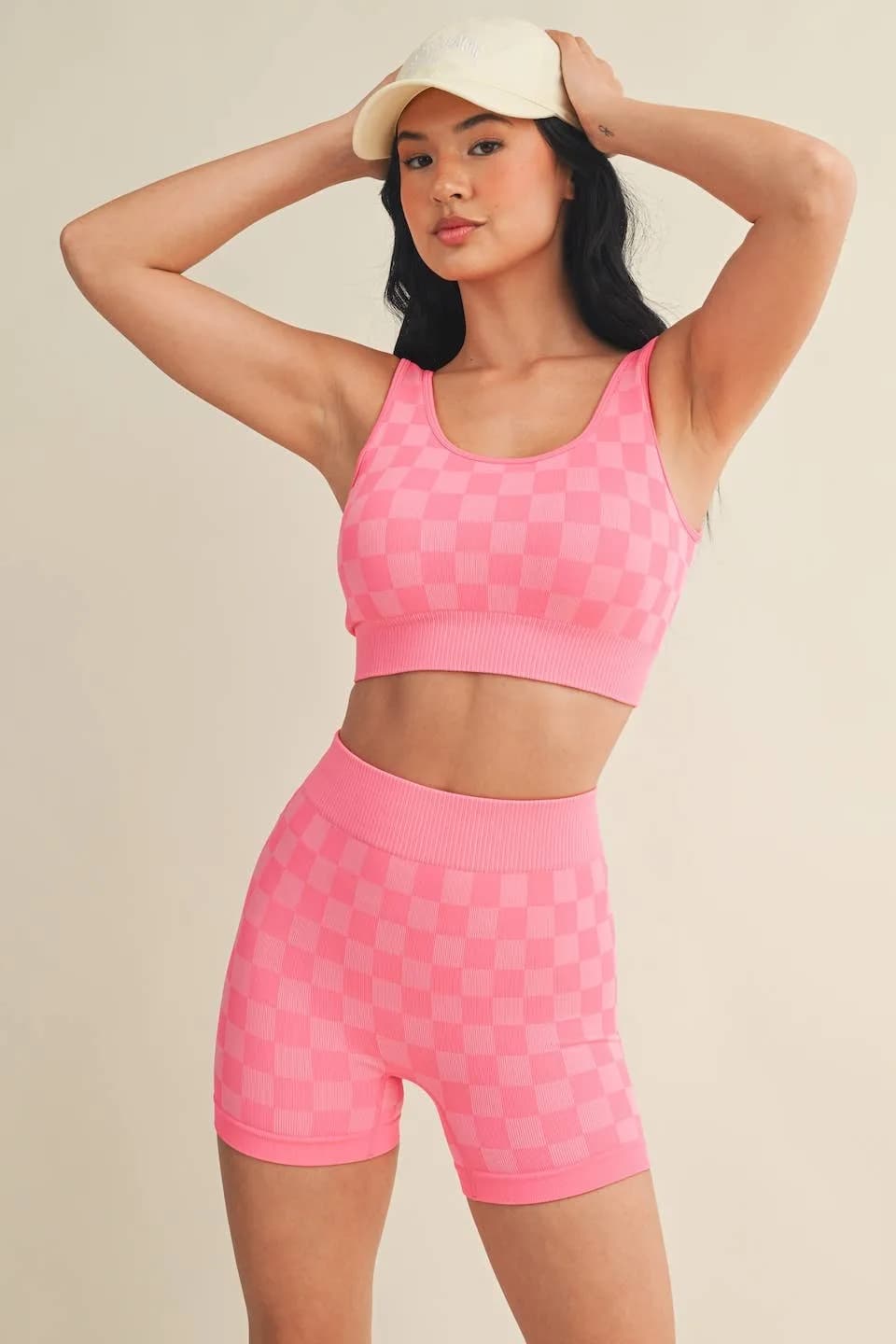 Checkmate Checkered Crop Two Piece Set by Kimberly C
