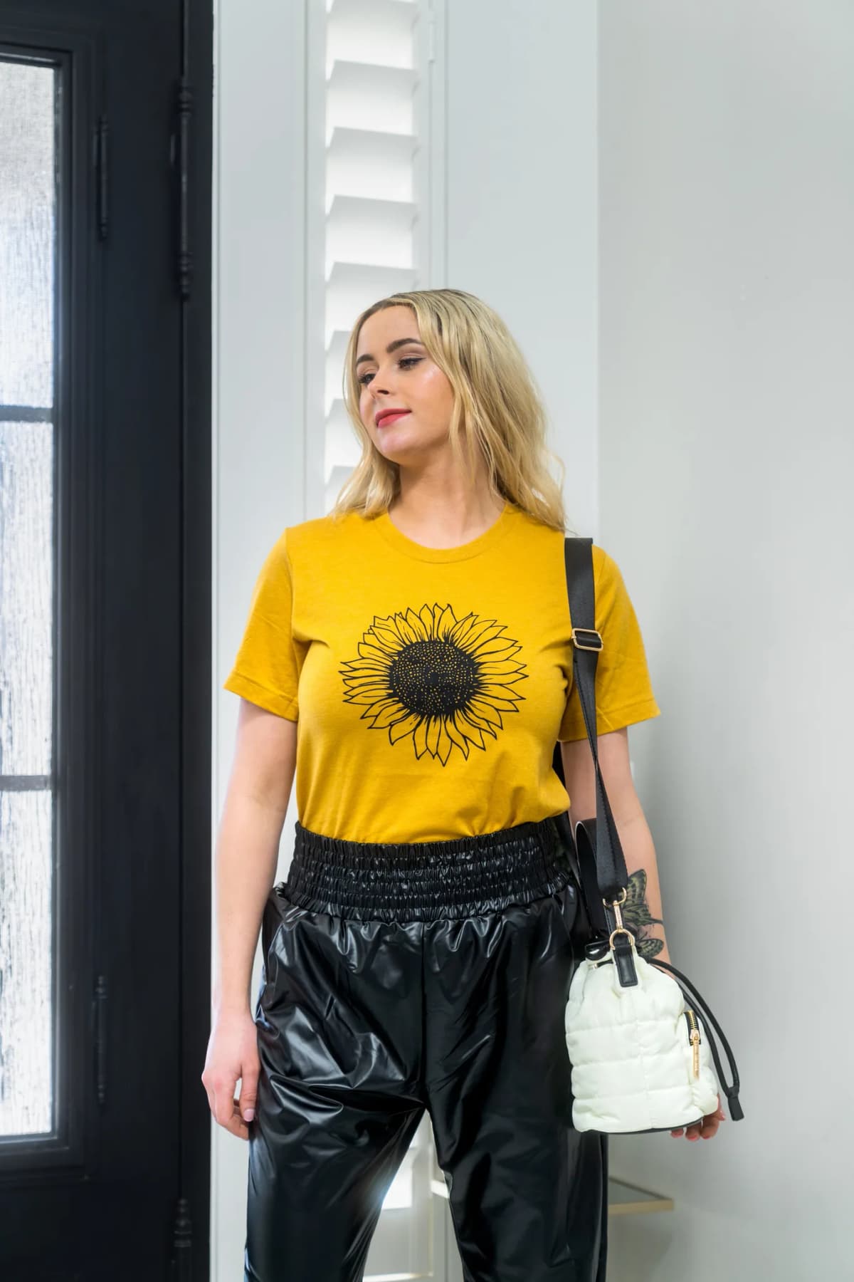 Leather High Waist Skinny Joggers Pretty Bash