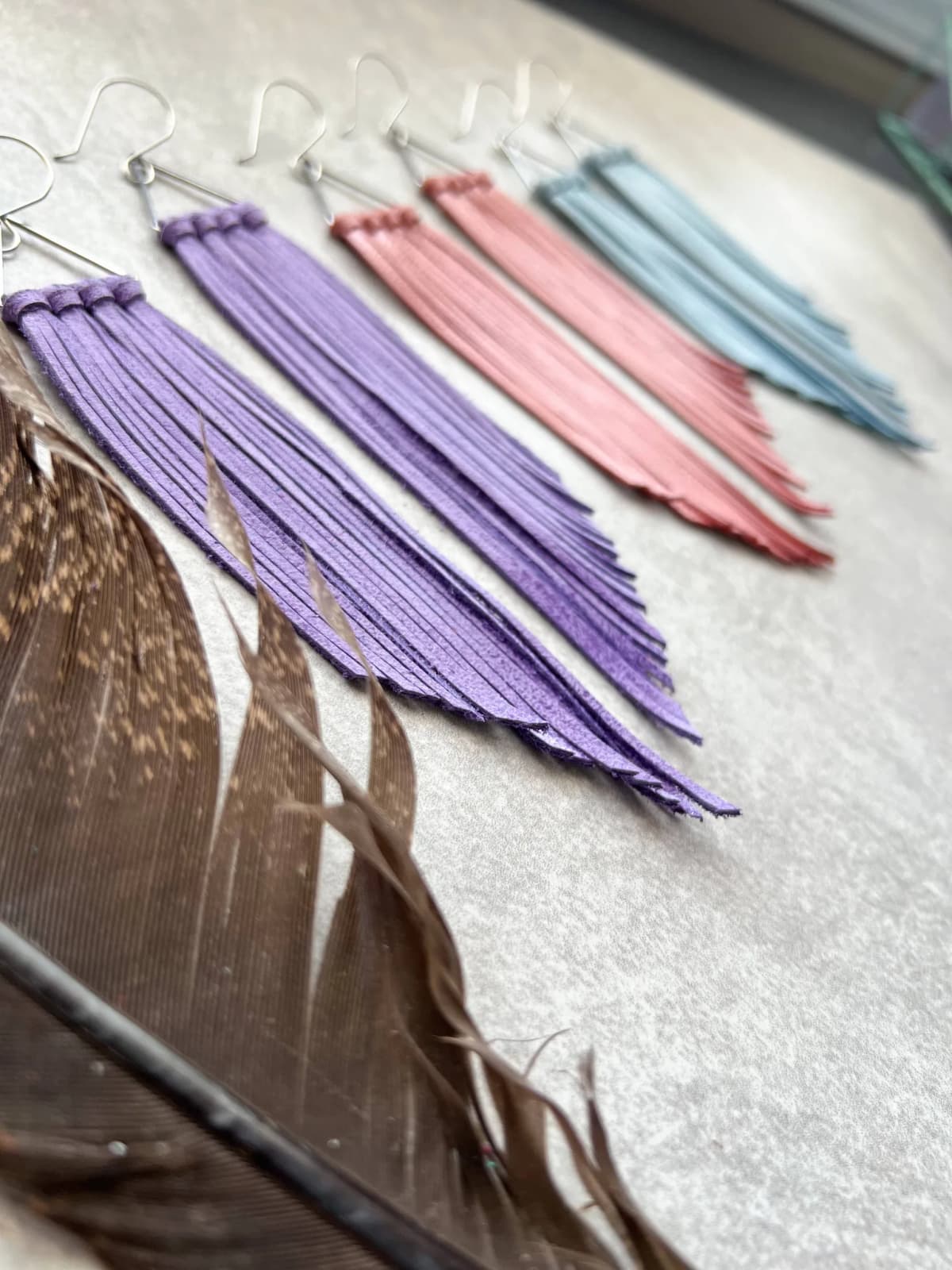 Corvallis Triangle Fringe Earring