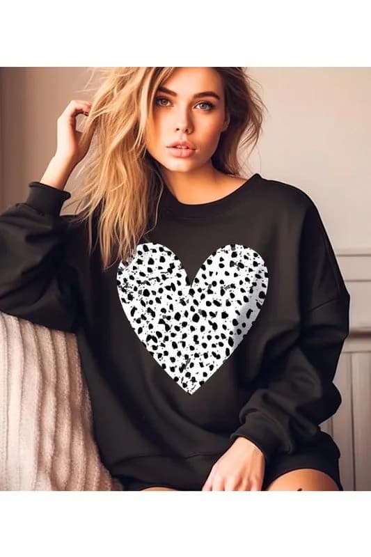 Heart Valentines Day Sweatshirt All Colors