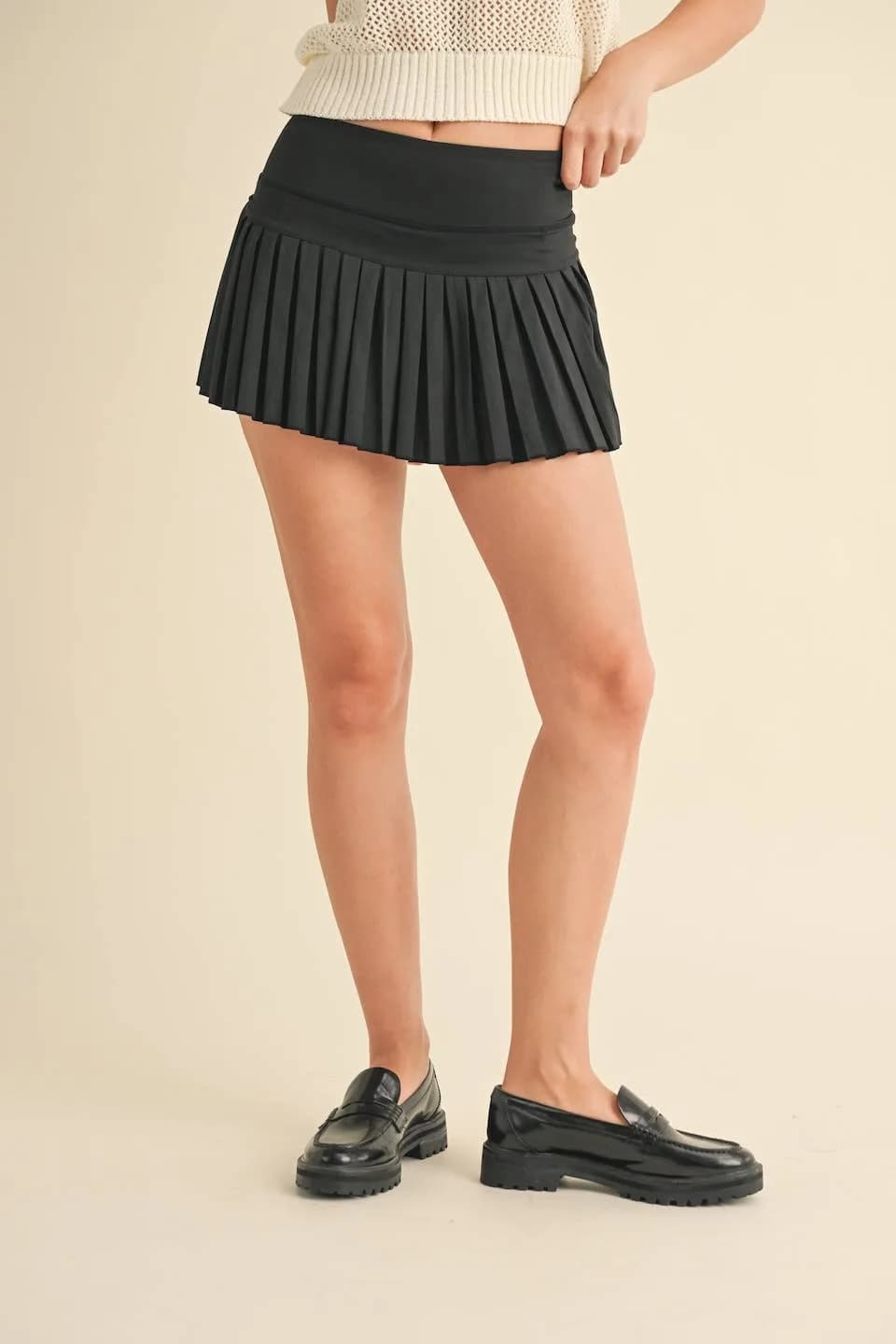 Pleated Tennis Skirt Skort by Kimberly C