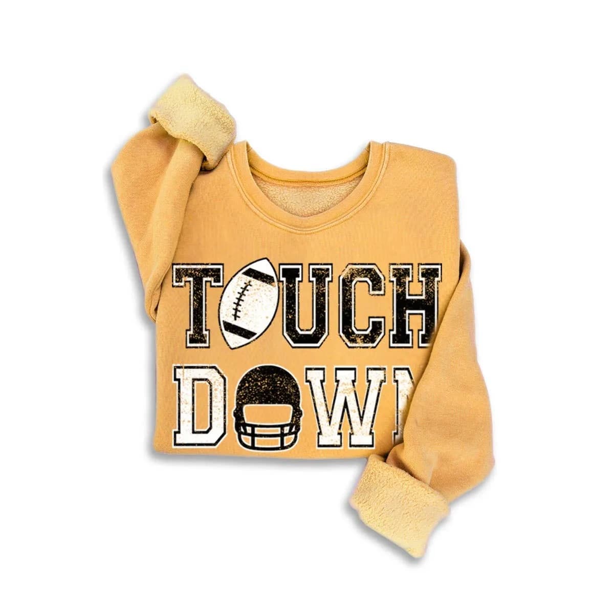 Touch Down Season Mineral Wash Sweatshirt by HRT & LUV