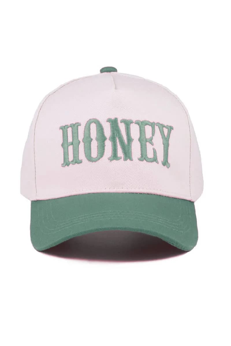 Honey Two-Tone Canvas Cotton Hat