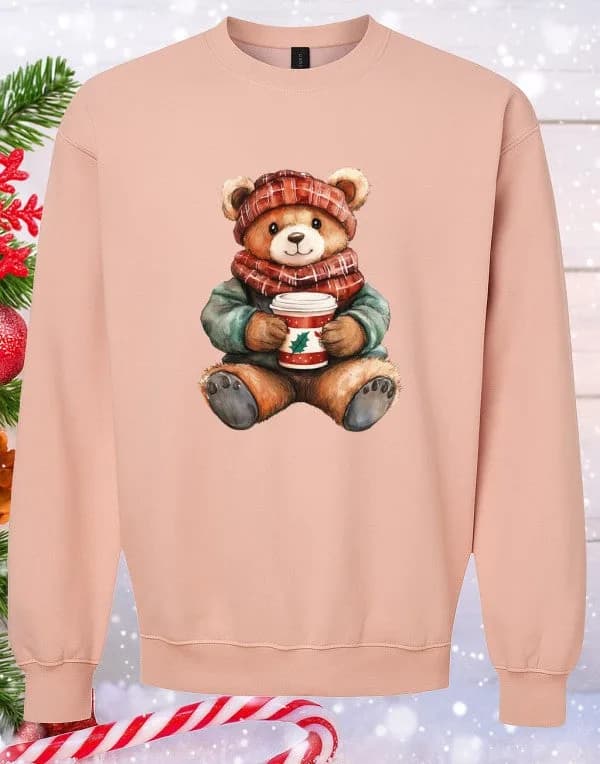 Cozy Holiday Bear Sweatshirt