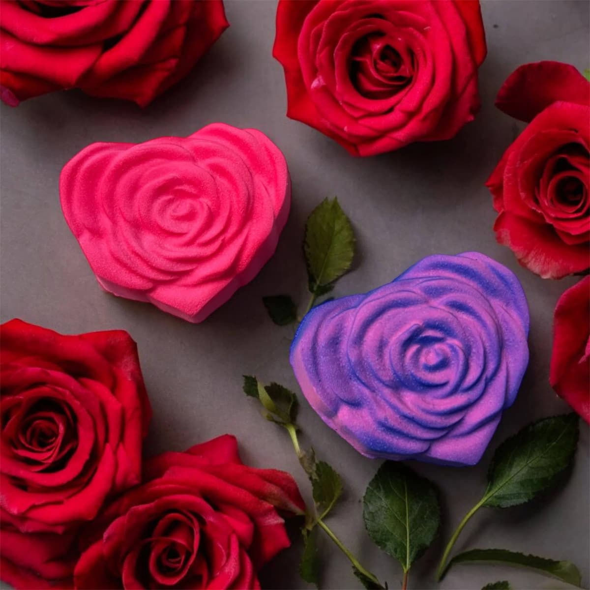 Rose Heart Bath Bomb