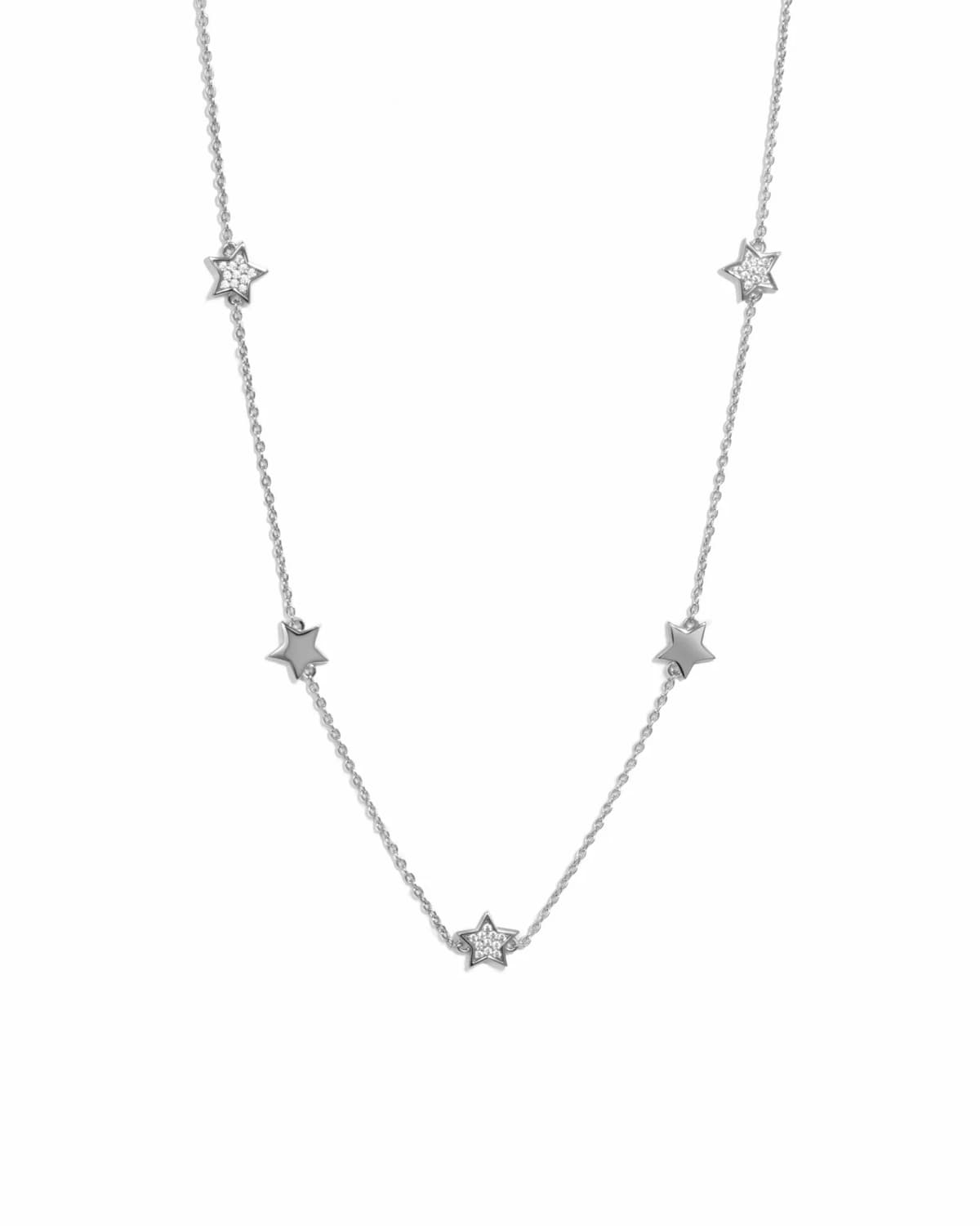 CZ Star Collar Necklace by Sami Jewels