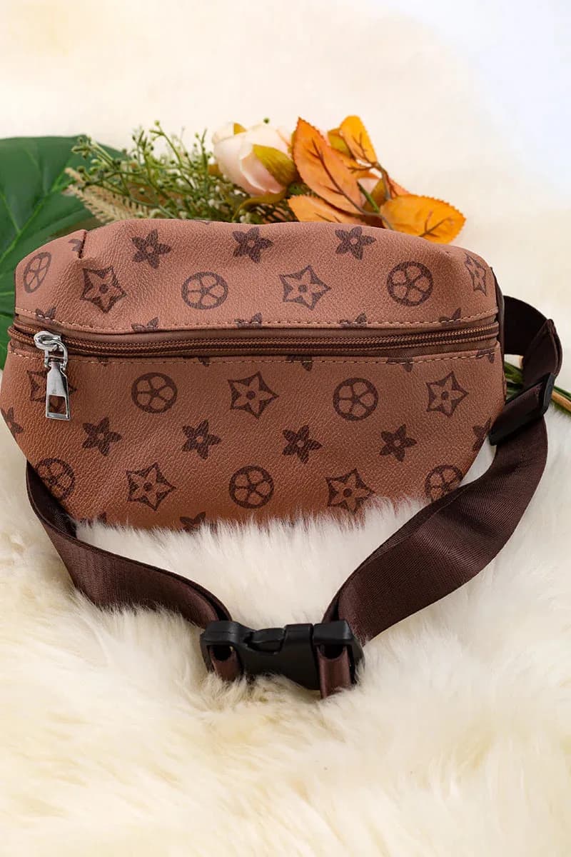 Crossbody Fannypack Purse Star Print