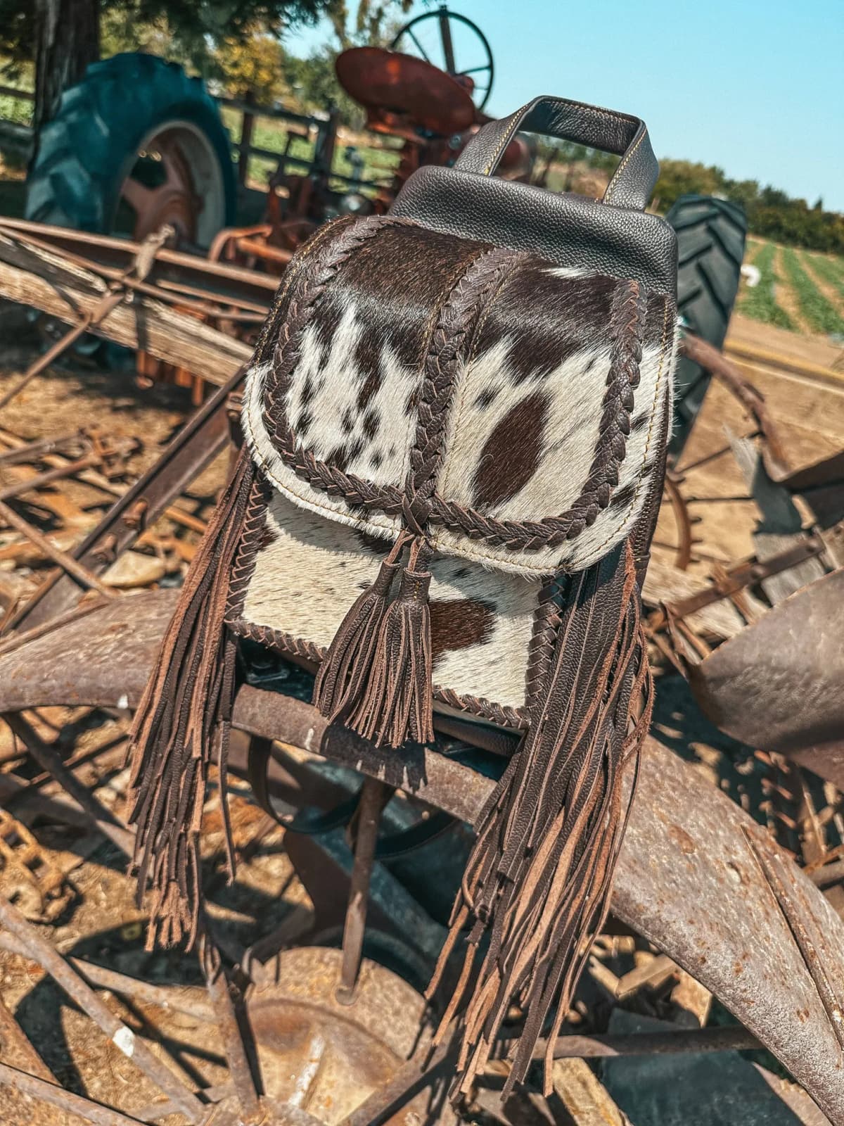 The Jackson Cowhide Backpack by Haute Southern Hyde