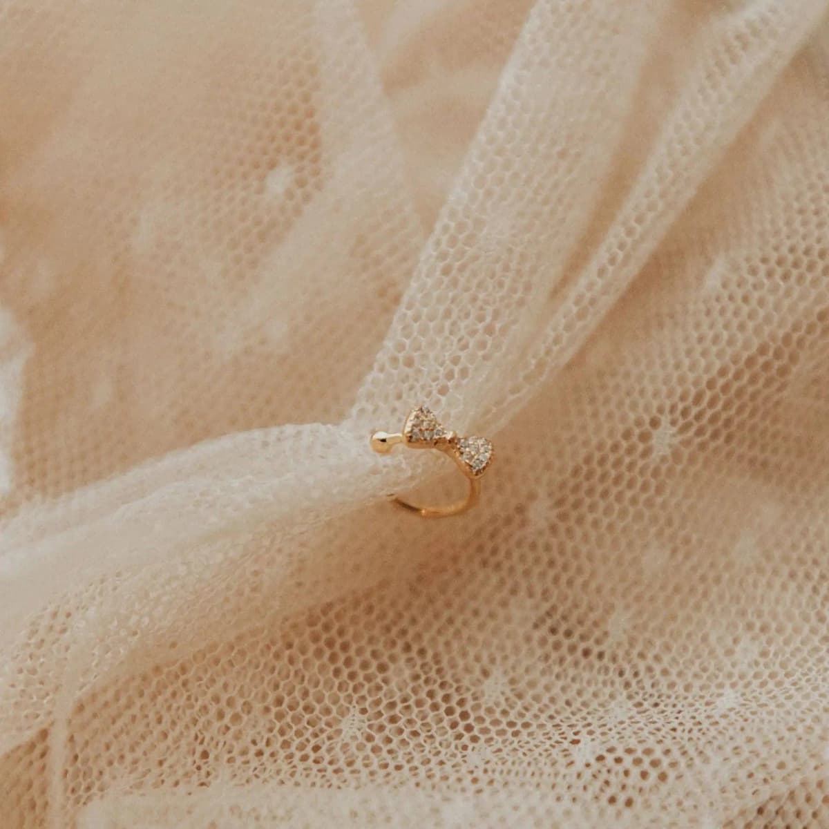 Mini Bow Ear Cuff by Mauve