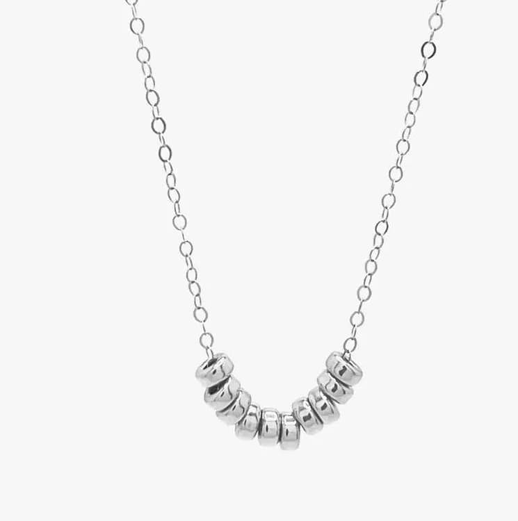 Rounded Bead Necklace Layering Hypoallergenic