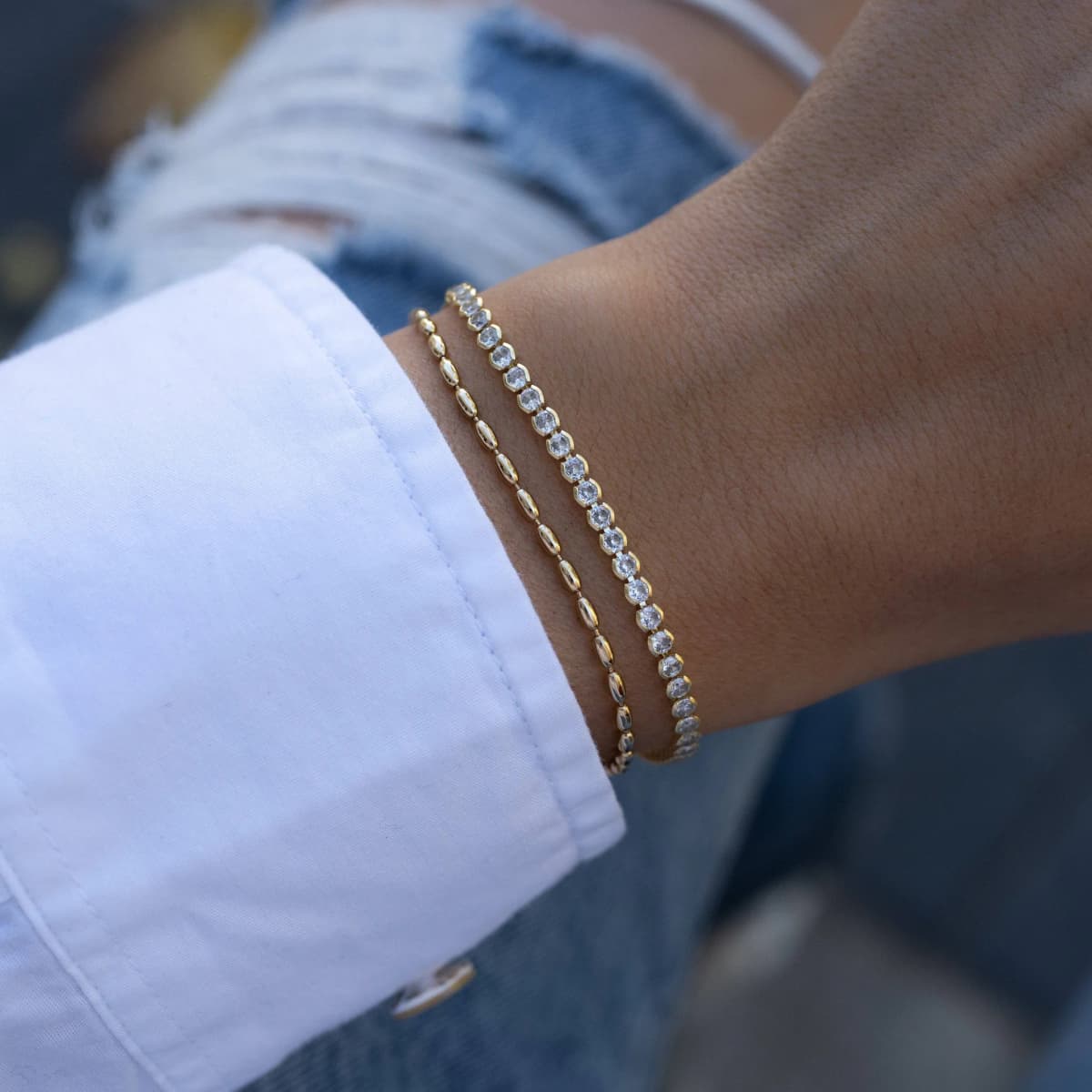 Rice Beaded Bracelet by Sami Jewels