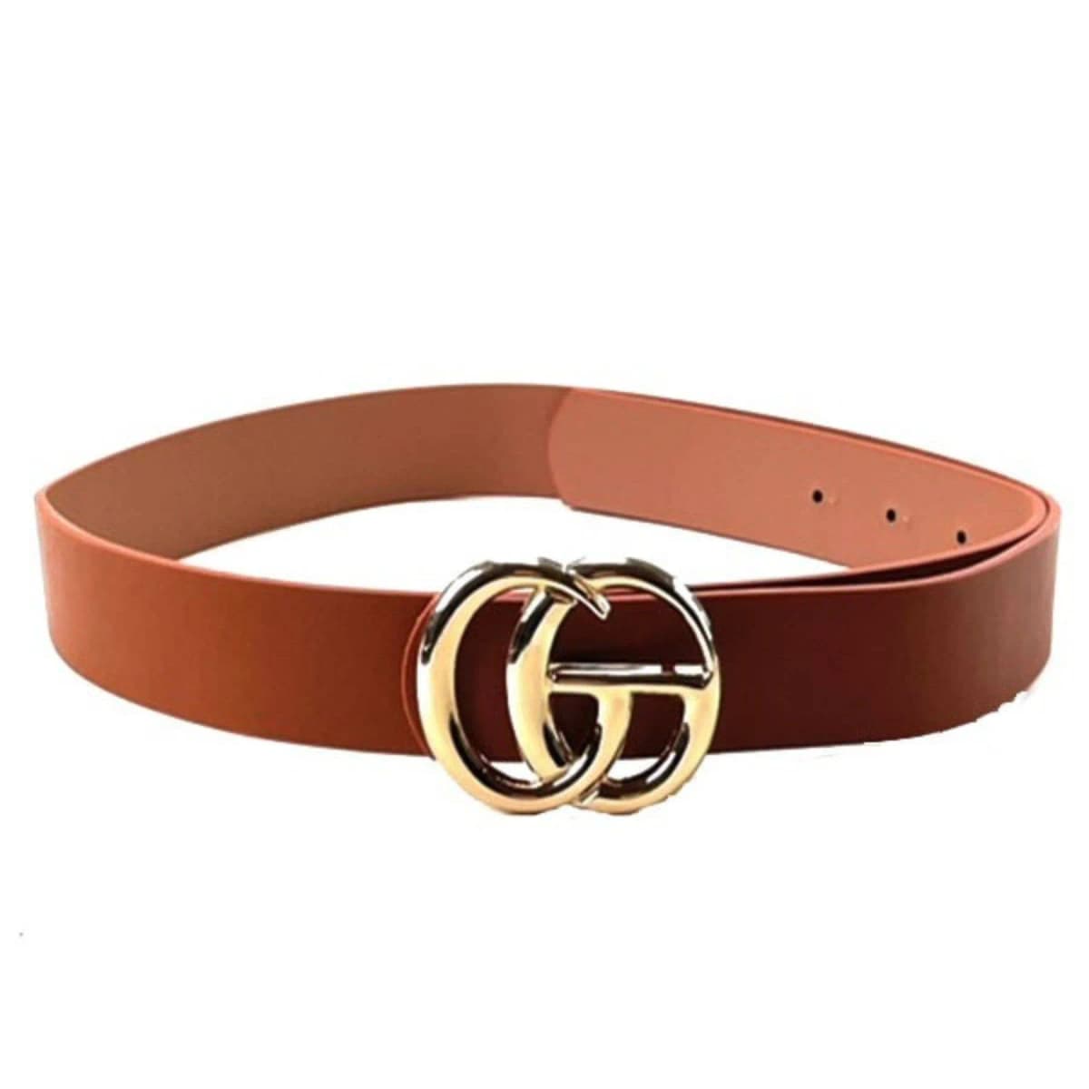 Faux Leather Buckle Belt Bella K