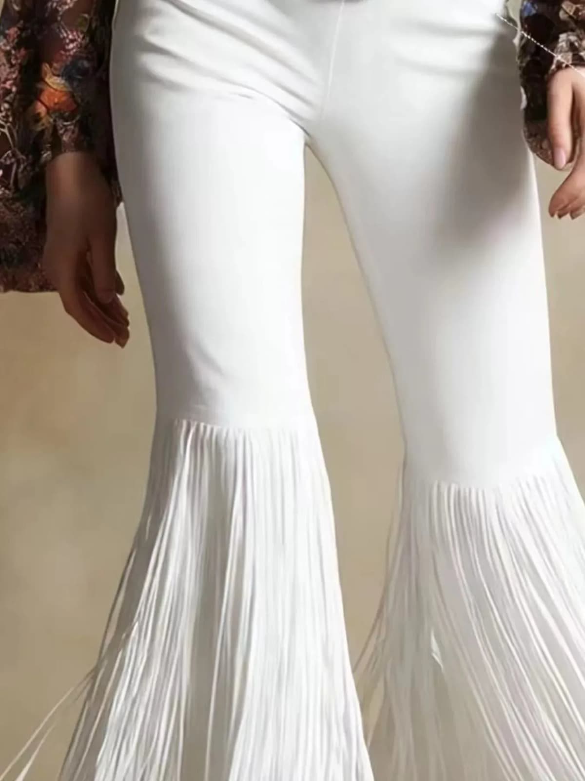 Fringe Flare Pants