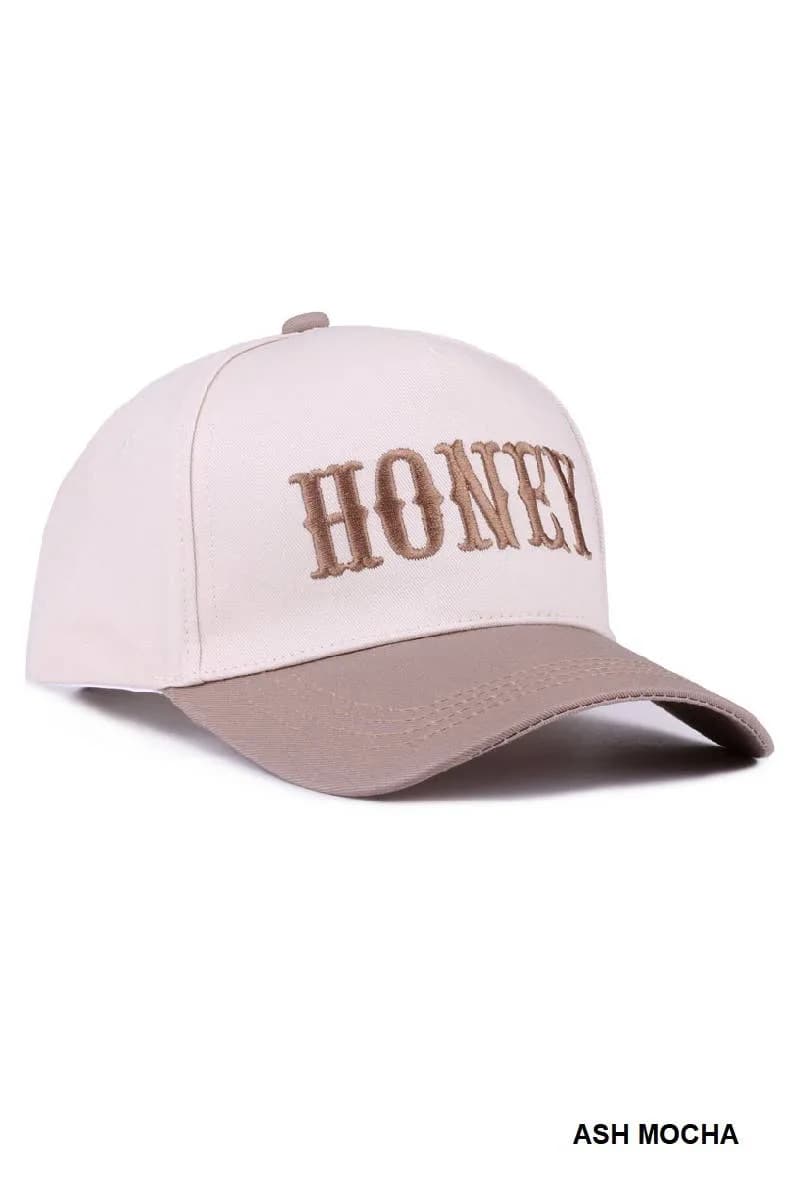 Honey Two-Tone Canvas Cotton Hat