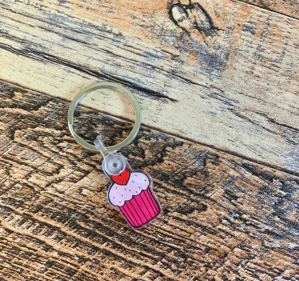 Cupcake Keychain