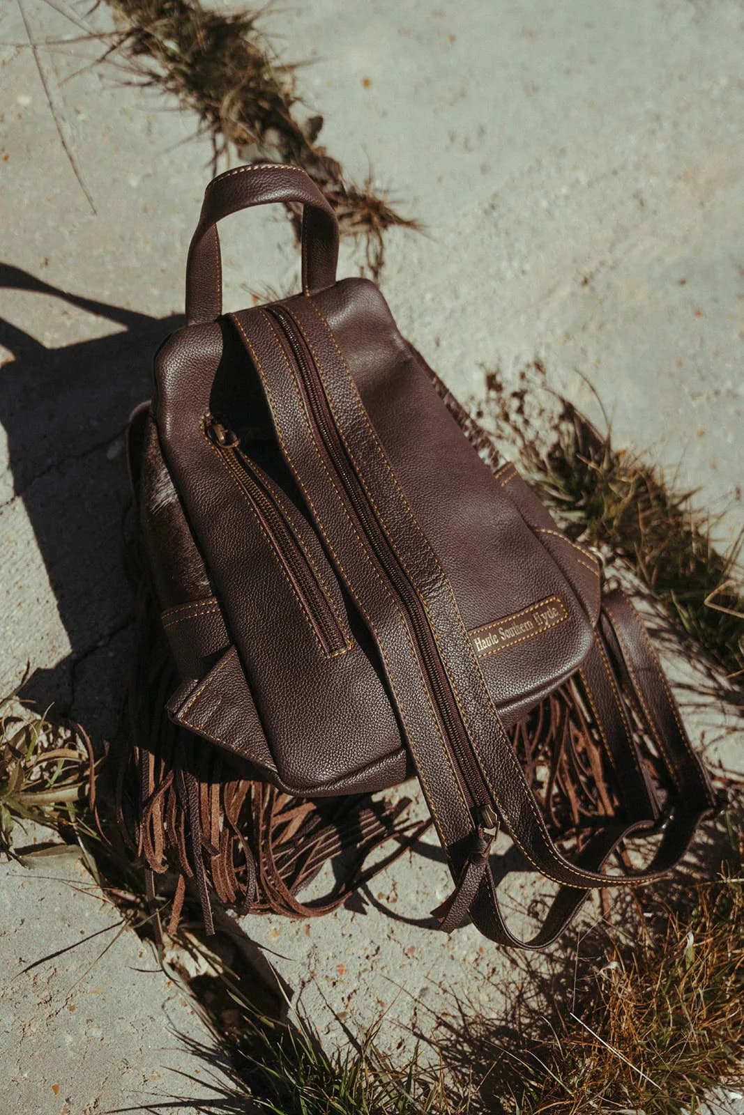 The Jackson Cowhide Backpack by Haute Southern Hyde
