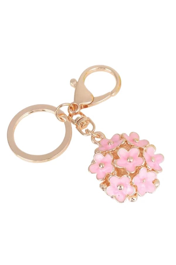 Daisy Bouquet Purse Charms Key Chain