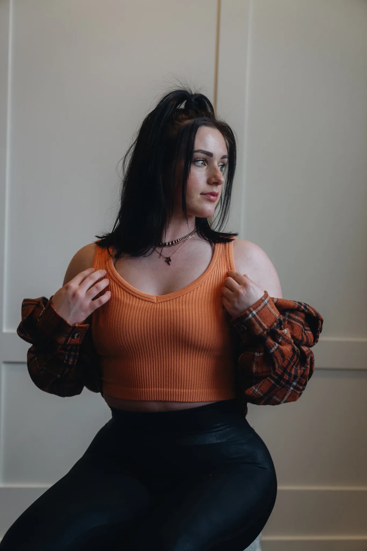 Seamless Crop Tank Top by Mono B