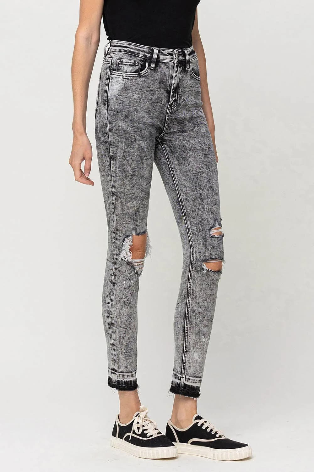 Morning Light High Rise Ankle Skinny Jeans