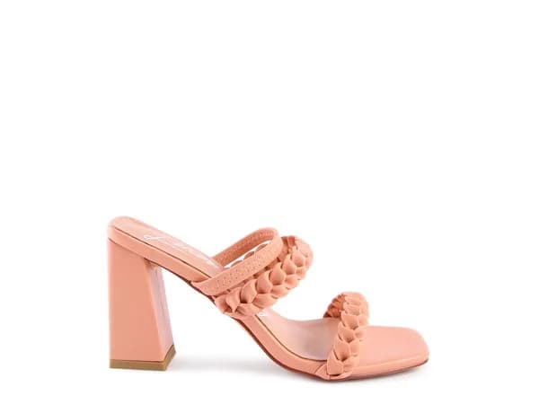 Arnie Braided Straps Block Heeled Sandals