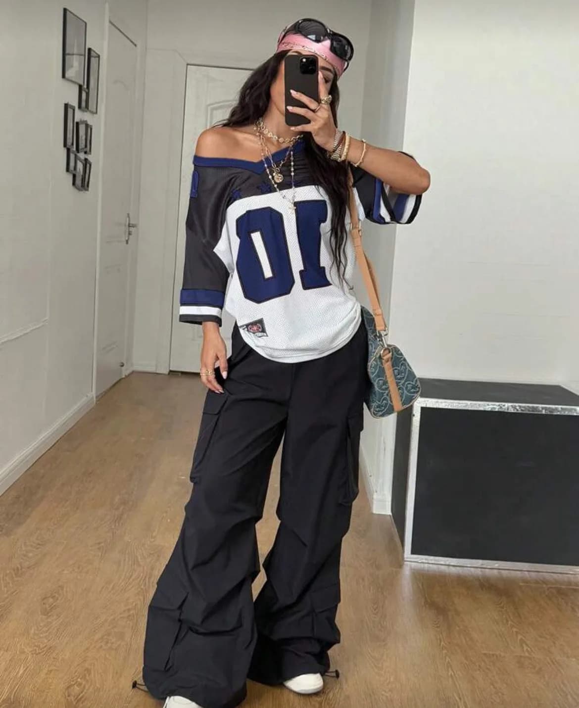 01 Red or Blue Mesh Trim Top Jersey