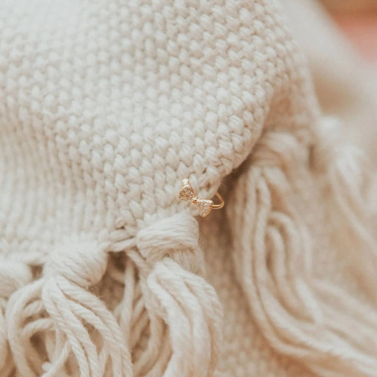 Mini Bow Ear Cuff by Mauve