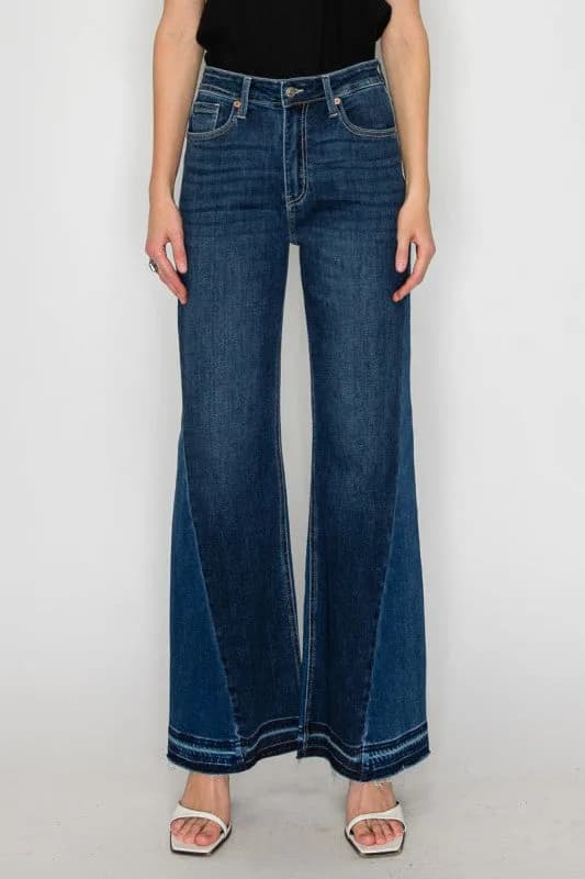 AT2005WDM - HIGH RISE FLARE JEANS