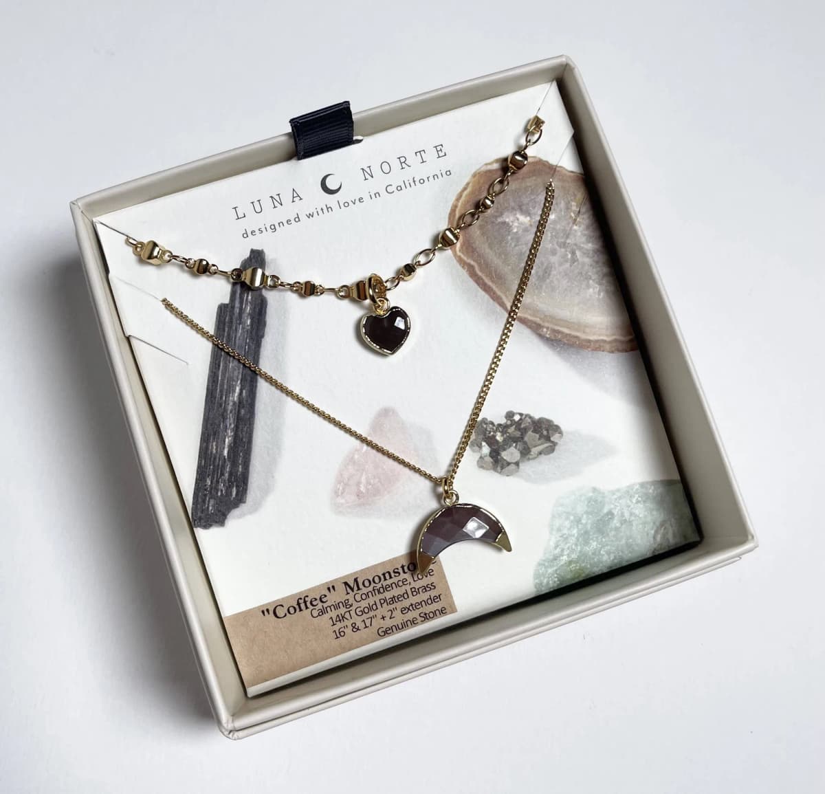 Luna Norte Espresso Yourself Necklace Set