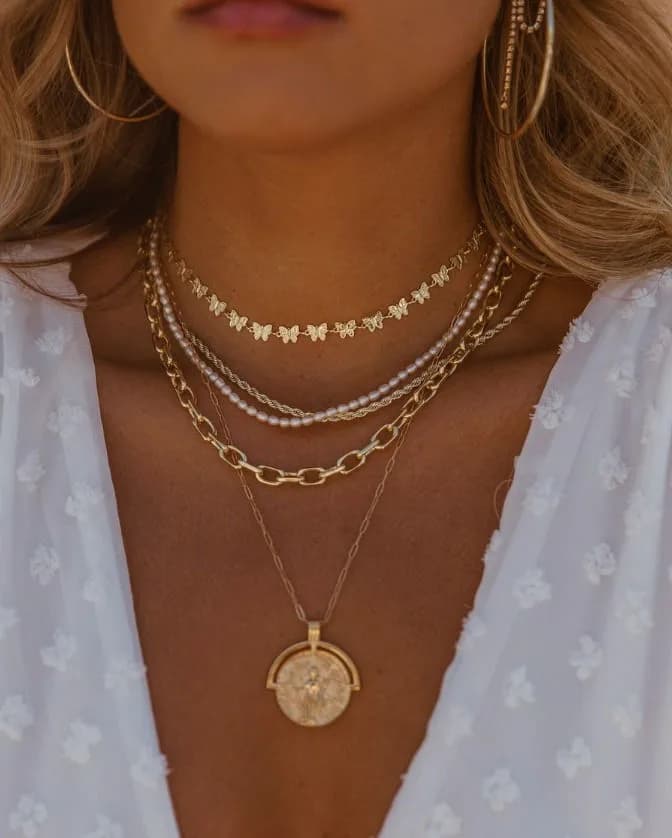 The Gold Butterfly Choker by Jay Nicole Designs