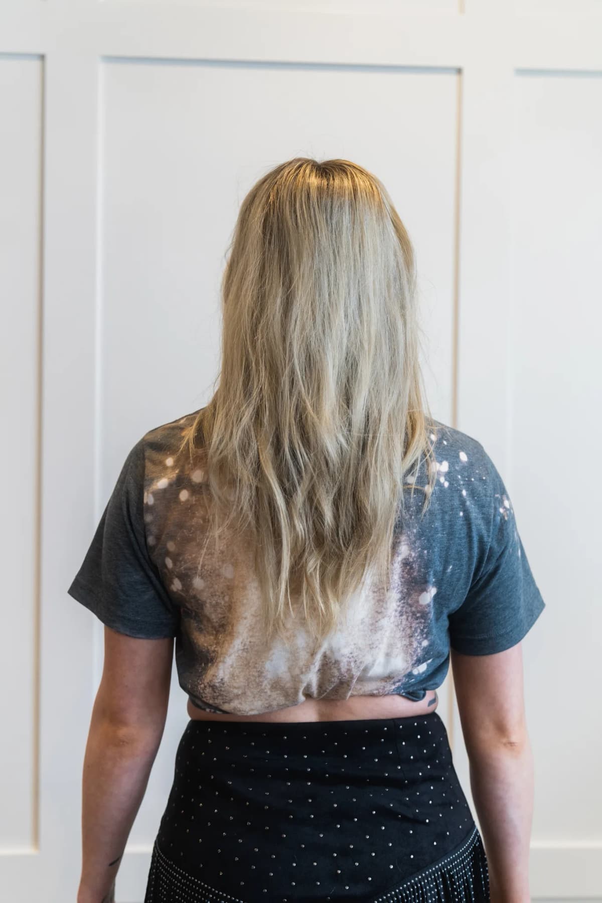 Rolling Stones Lips Heart Tonque Bleached Shirt