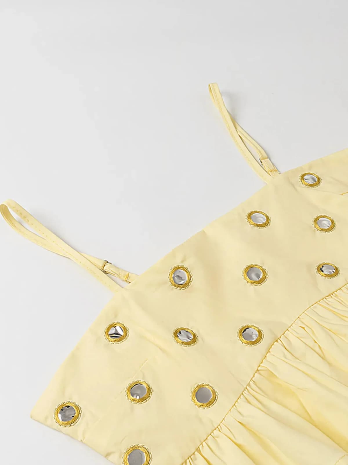 Eyelet Cami and Bubble Skirt Set