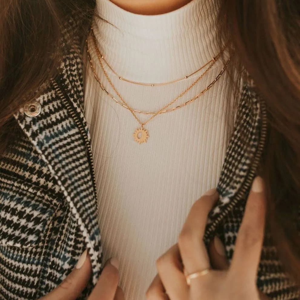 Madeline Gold Filled Paperclip Necklace by Mauve