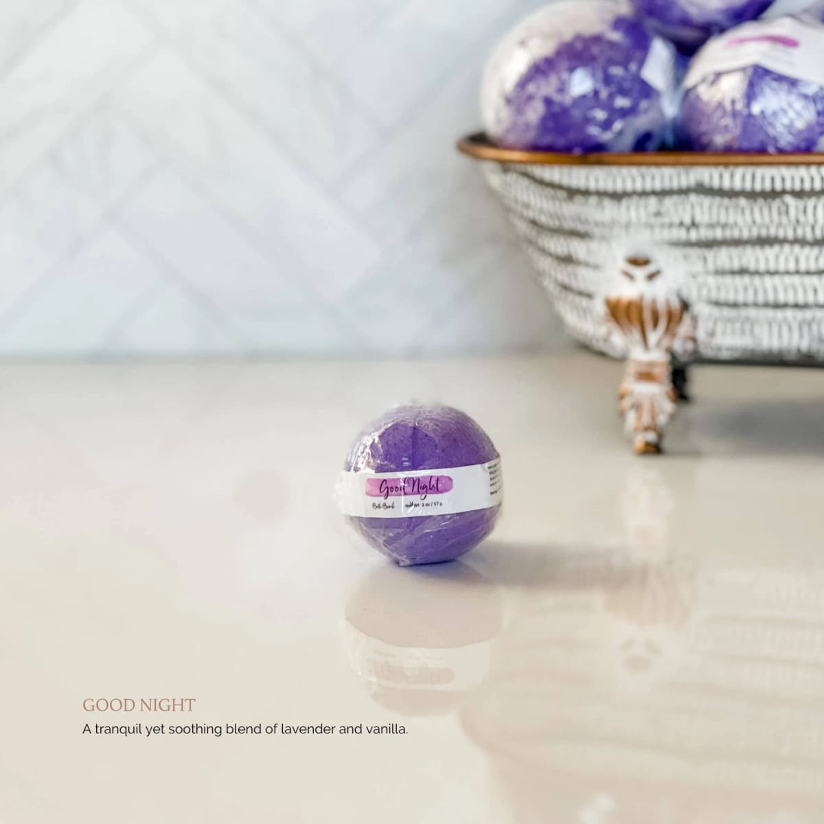 Bath Bombs Moisturizing Aromatic Bath Experience (Good Night)