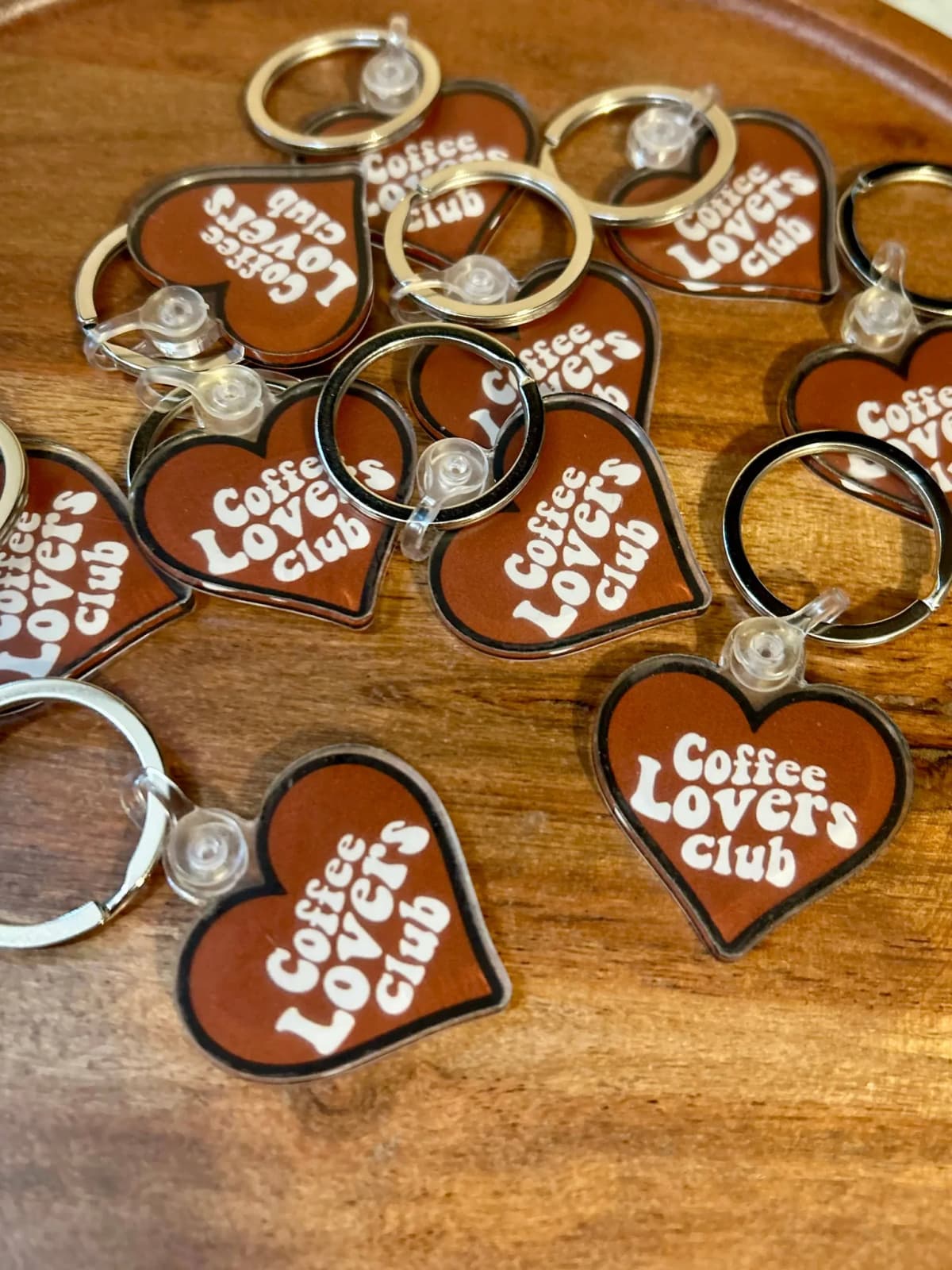 Coffee lovers club keychain black