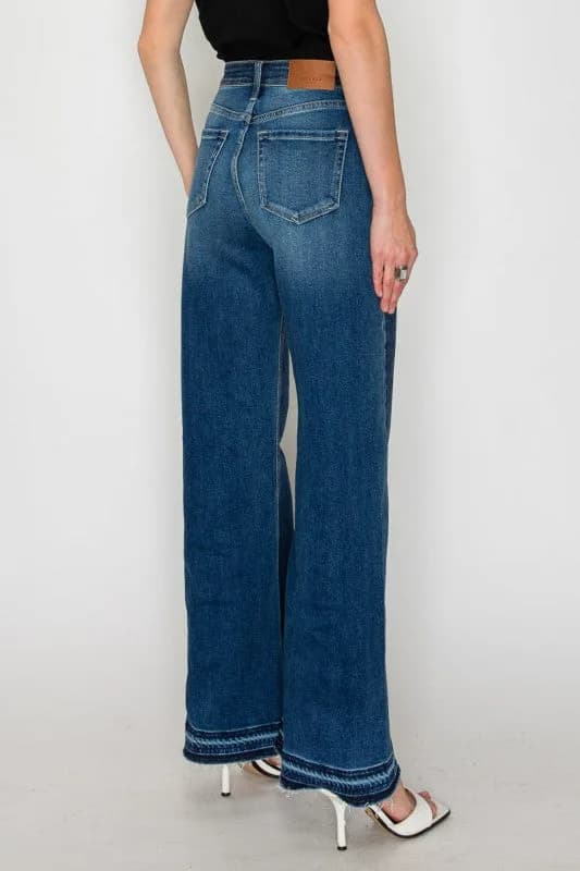 AT2005WDM - HIGH RISE FLARE JEANS