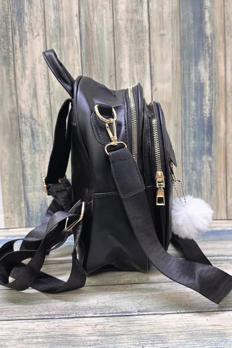 Solid backpack shoulder strap bag Desheng Enterprise (Khaki)