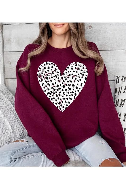 Heart Valentines Day Sweatshirt All Colors