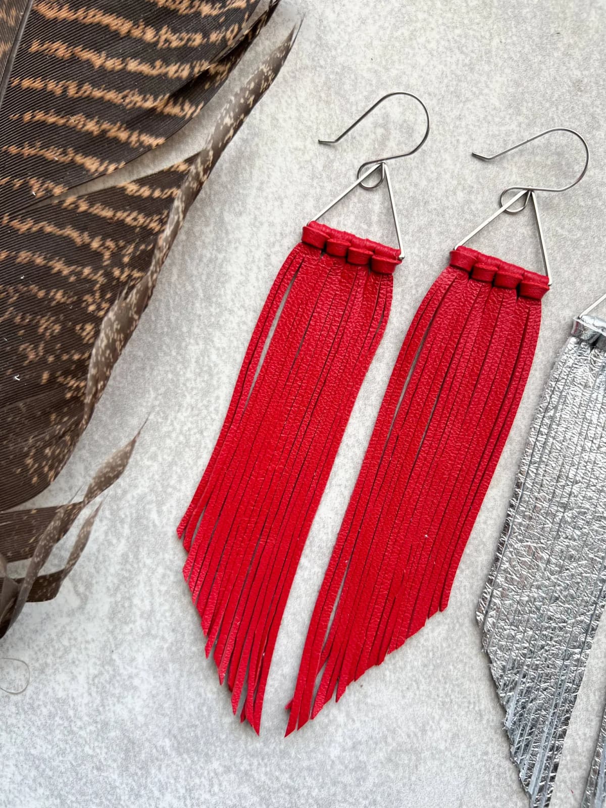 Corvallis Triangle Fringe Earring