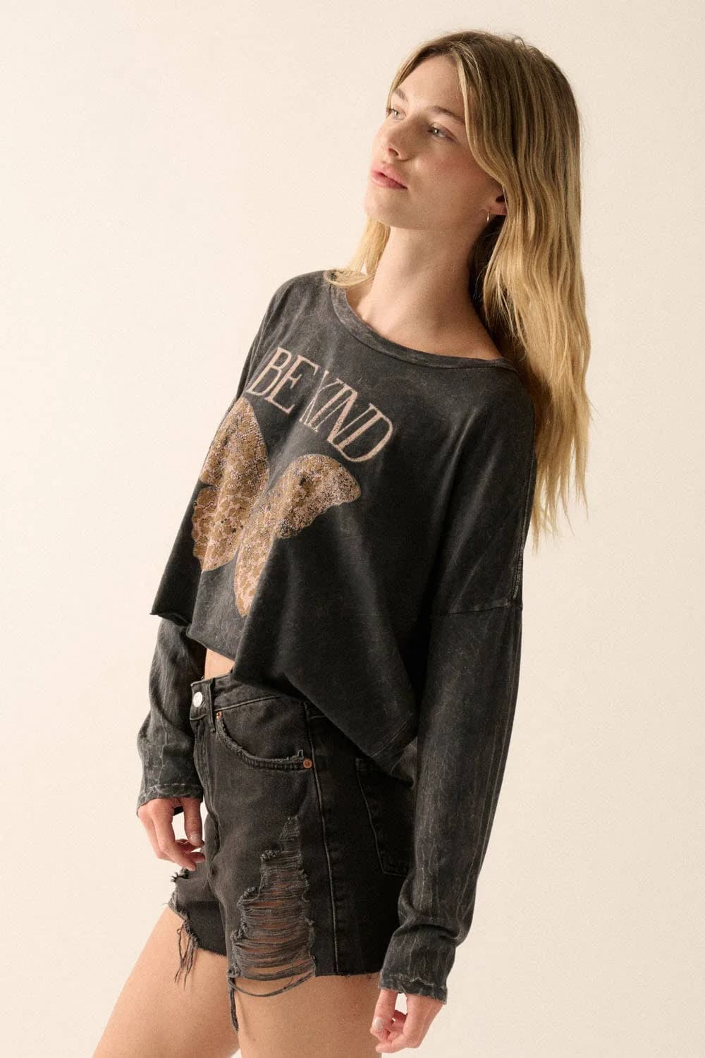 Be Kind Mineral Wash Graphic Tee