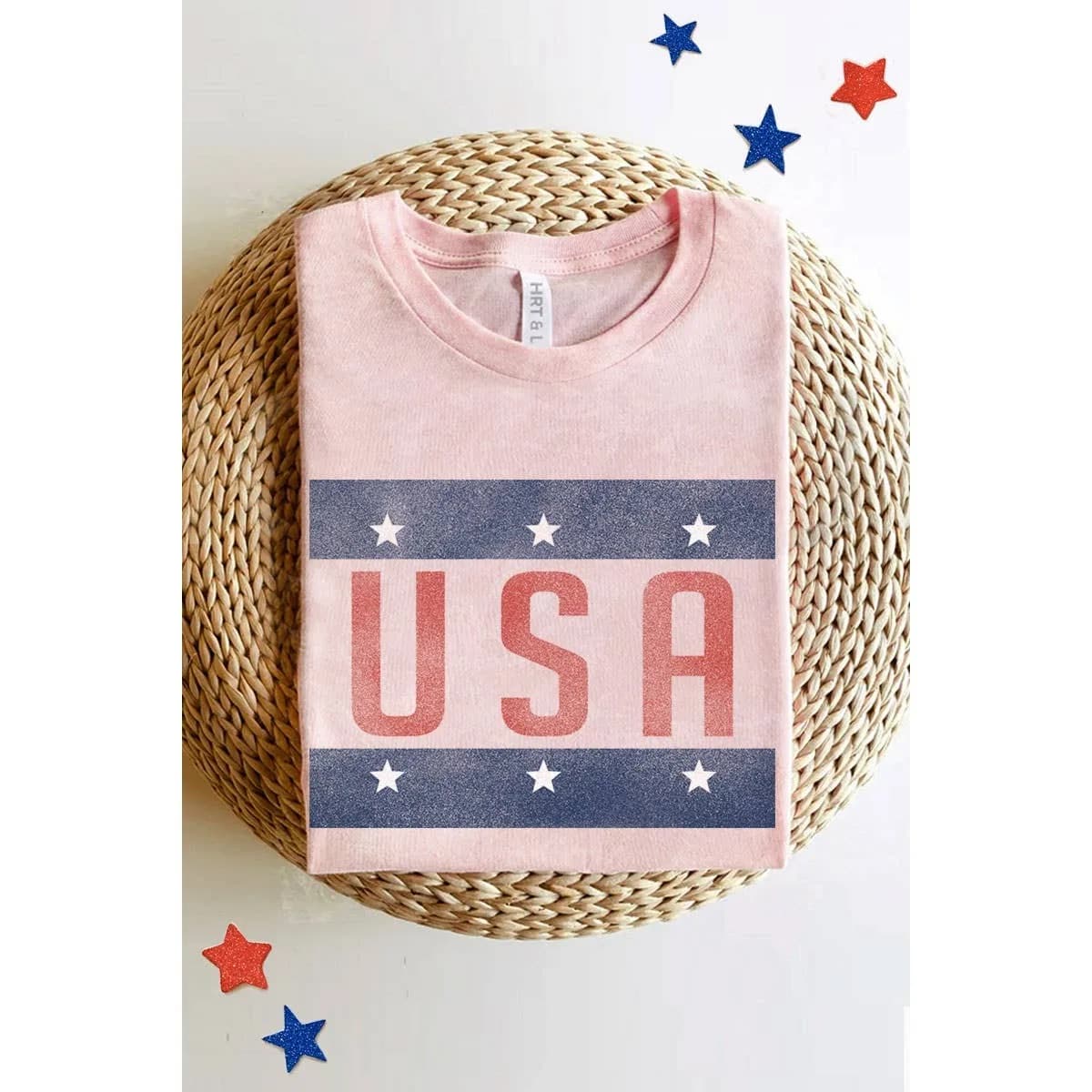 USA STAR MINERAL GRAPHIC TEE